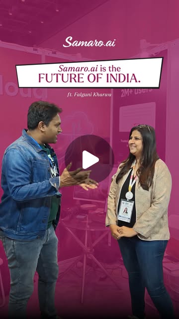 “Samaro.ai is the future of India” — Falguni Kharwa